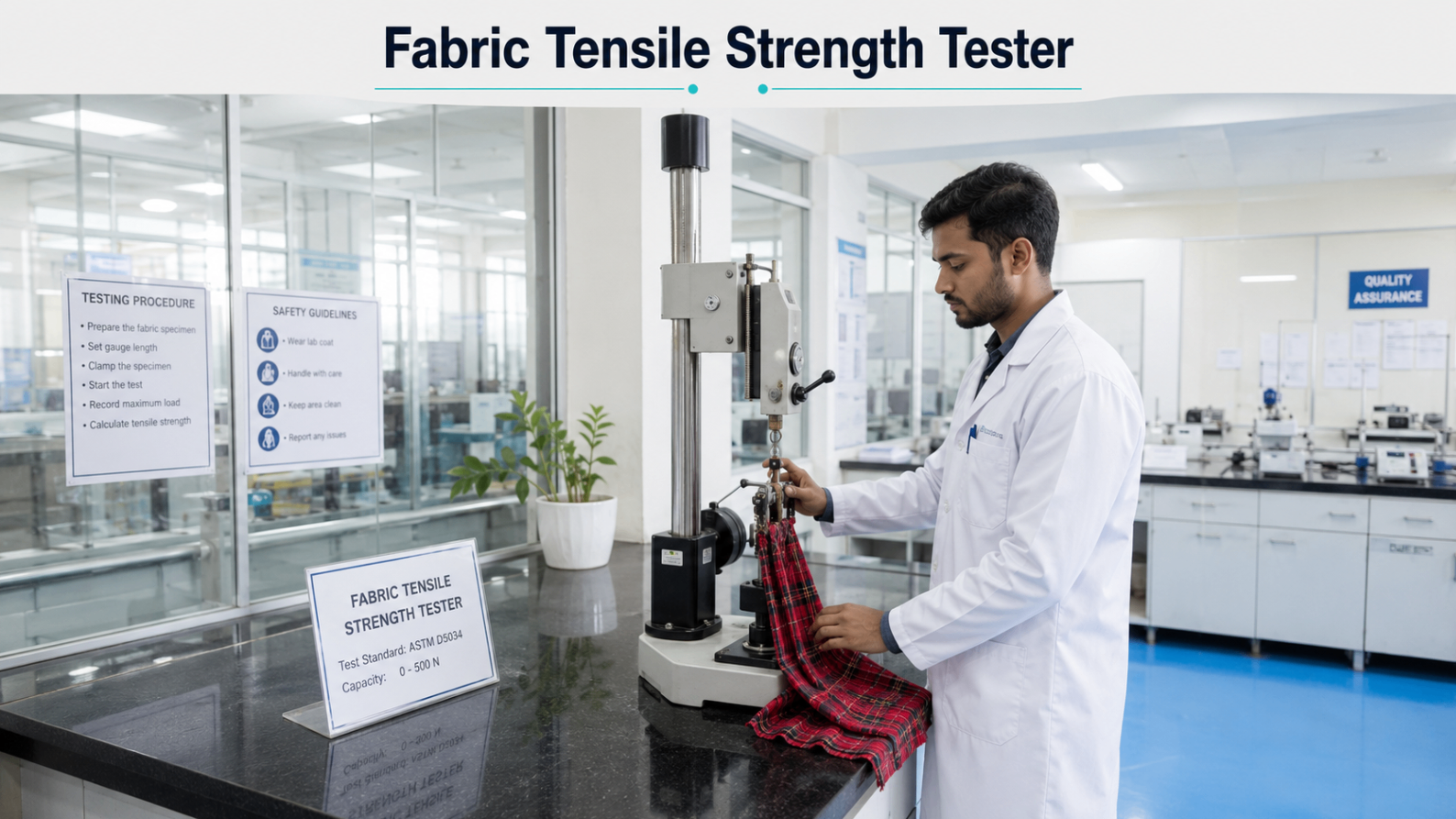 Fabric Tensile Strength Tester